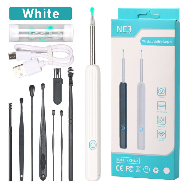 Wireless Cleaner Set Ear Wax Removal Tool Ear Cleaning With Camera And Light UK