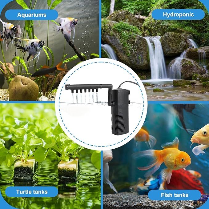 3-in-1 Aquarium Filter And Water